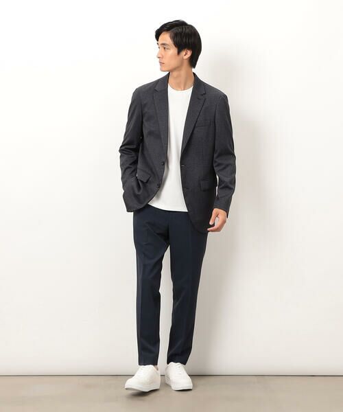 COMME CA ISM / コムサイズム セットアップ | 【セットアップ対応】デニムライクプリントジャージー ジャケット | 詳細5