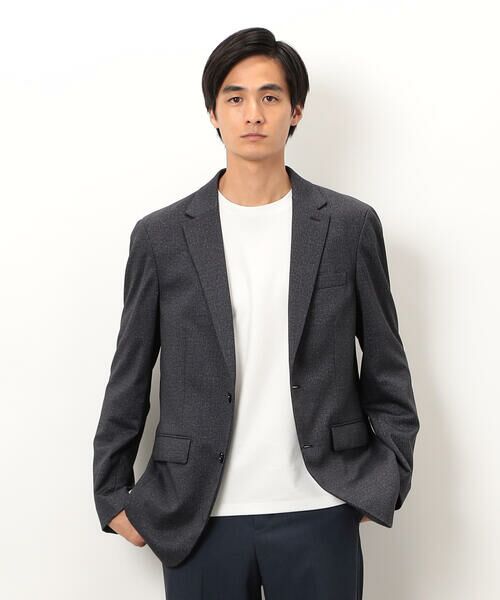 COMME CA ISM / コムサイズム セットアップ | 【セットアップ対応】デニムライクプリントジャージー ジャケット | 詳細8