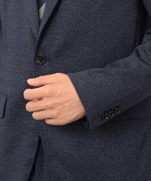 COMME CA ISM / コムサイズム セットアップ | 【セットアップ対応】デニムライクプリントジャージー ジャケット | 詳細23