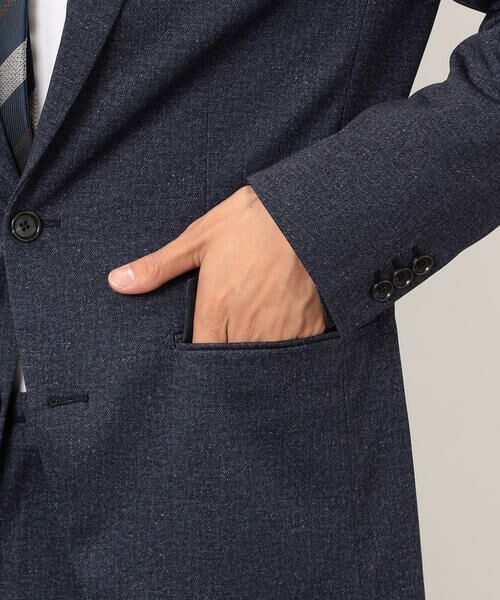 COMME CA ISM / コムサイズム セットアップ | 【セットアップ対応】デニムライクプリントジャージー ジャケット | 詳細24