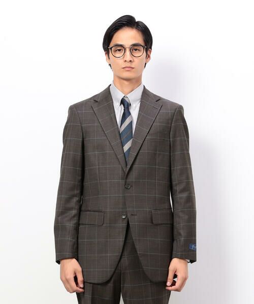 COMME CA ISM / コムサイズム セットアップ | YUNSA ウインドペン／かすれチェック クラシック３ピーススーツ | 詳細16