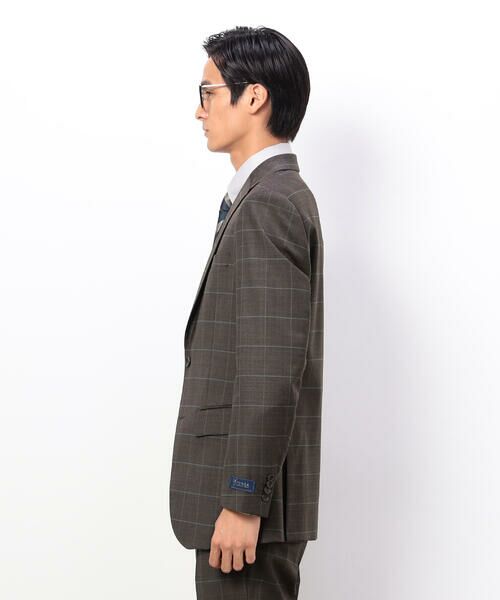 COMME CA ISM / コムサイズム セットアップ | YUNSA ウインドペン／かすれチェック クラシック３ピーススーツ | 詳細17