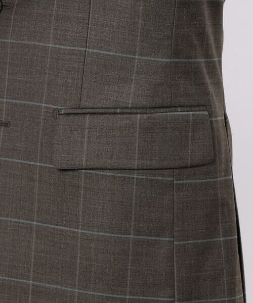 COMME CA ISM / コムサイズム セットアップ | YUNSA ウインドペン／かすれチェック クラシック３ピーススーツ | 詳細22