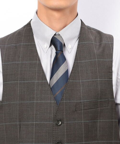 COMME CA ISM / コムサイズム セットアップ | YUNSA ウインドペン／かすれチェック クラシック３ピーススーツ | 詳細29