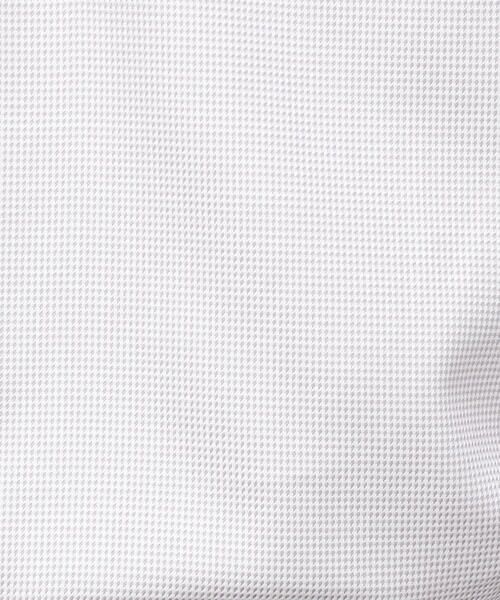 COMME CA ISM / コムサイズム シャツ・ブラウス | コンパクト千鳥柄 釦ダウンドレスシャツ | 詳細4