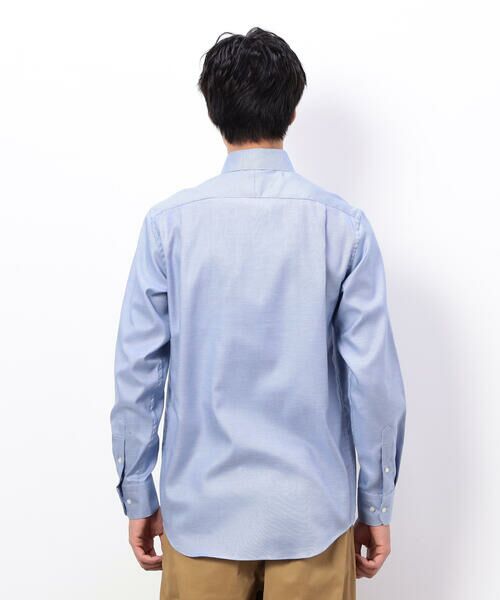 COMME CA ISM / コムサイズム シャツ・ブラウス | コンパクト千鳥柄 釦ダウンドレスシャツ | 詳細11