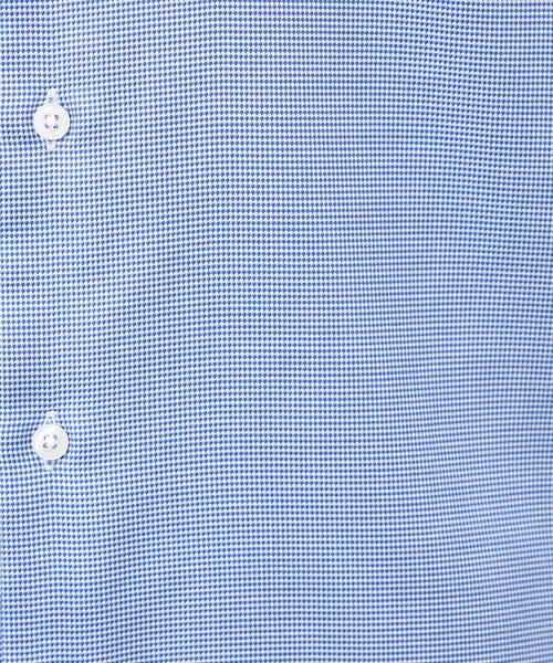 COMME CA ISM / コムサイズム シャツ・ブラウス | コンパクト千鳥柄 釦ダウンドレスシャツ | 詳細16