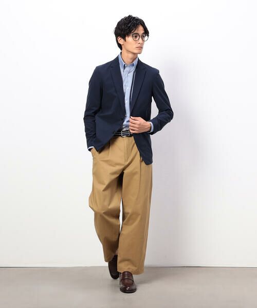 COMME CA ISM / コムサイズム シャツ・ブラウス | コンパクト千鳥柄 釦ダウンドレスシャツ | 詳細5