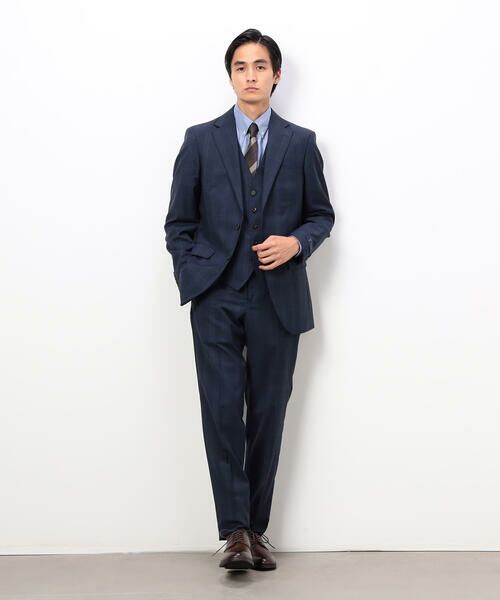 COMME CA ISM / コムサイズム シャツ・ブラウス | コンパクト千鳥柄 釦ダウンドレスシャツ | 詳細6