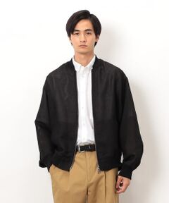 COMME CA ISM / コムサイズム ブルゾン | カラミメッシュ MA-1ブルゾン