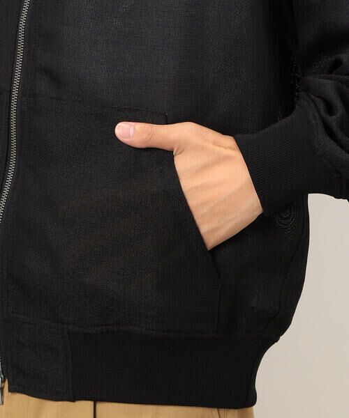 COMME CA ISM / コムサイズム ブルゾン | カラミメッシュ MA-1ブルゾン | 詳細11