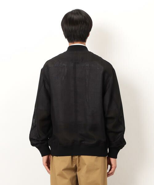 COMME CA ISM / コムサイズム ブルゾン | カラミメッシュ MA-1ブルゾン | 詳細8