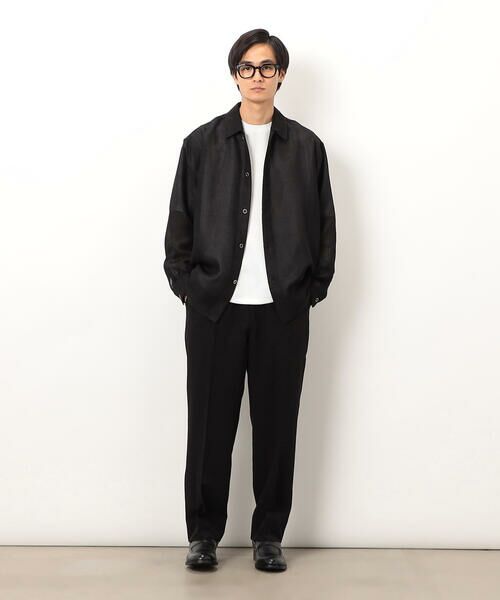 COMME CA ISM / コムサイズム ブルゾン | カラミメッシュ シャツブルゾン | 詳細1