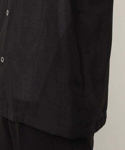 COMME CA ISM / コムサイズム ブルゾン | カラミメッシュ シャツブルゾン | 詳細17