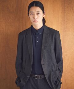 COMME CA ISM / コムサイズム テーラードジャケット | 【セットアップ対応】デニムライクストレッチ テーラードジャケット