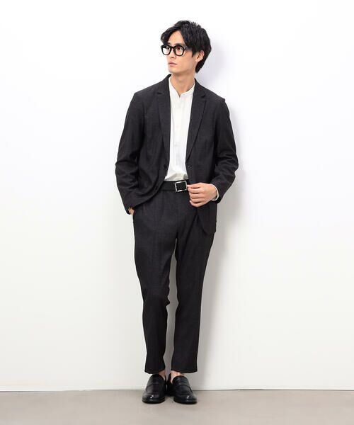 COMME CA ISM / コムサイズム テーラードジャケット | 【セットアップ対応】デニムライクストレッチ テーラードジャケット | 詳細2