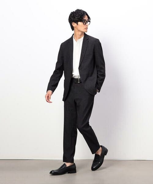 COMME CA ISM / コムサイズム テーラードジャケット | 【セットアップ対応】デニムライクストレッチ テーラードジャケット | 詳細3