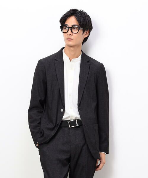 COMME CA ISM / コムサイズム テーラードジャケット | 【セットアップ対応】デニムライクストレッチ テーラードジャケット | 詳細5