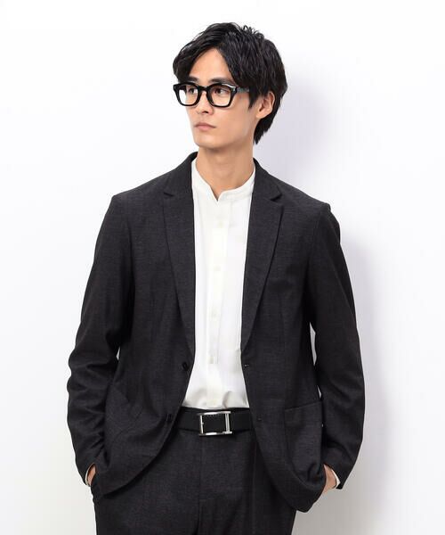 COMME CA ISM / コムサイズム テーラードジャケット | 【セットアップ対応】デニムライクストレッチ テーラードジャケット | 詳細6