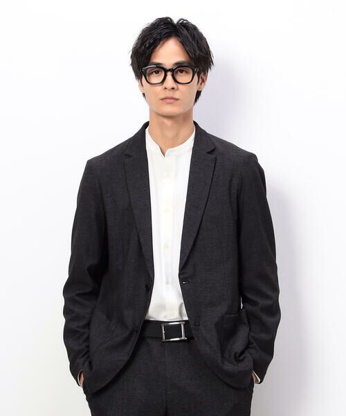 COMME CA ISM / コムサイズム テーラードジャケット | 【セットアップ対応】デニムライクストレッチ テーラードジャケット | 詳細7