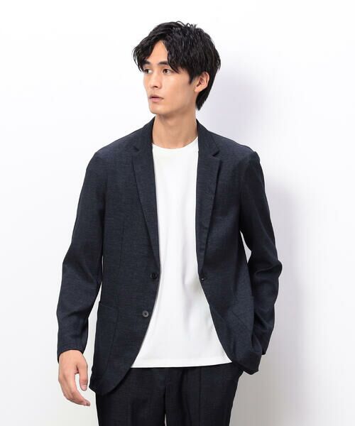 COMME CA ISM / コムサイズム テーラードジャケット | 【セットアップ対応】デニムライクストレッチ テーラードジャケット | 詳細15