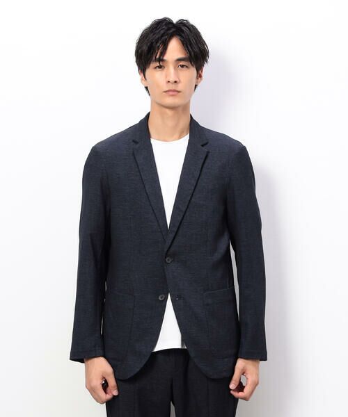 COMME CA ISM / コムサイズム テーラードジャケット | 【セットアップ対応】デニムライクストレッチ テーラードジャケット | 詳細16