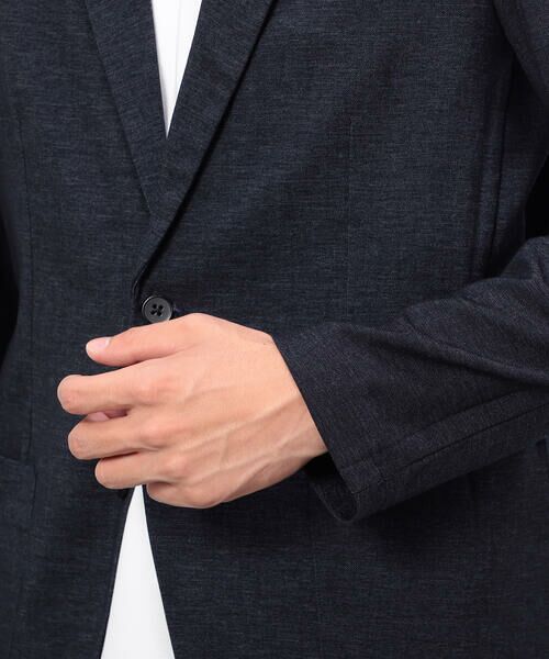 COMME CA ISM / コムサイズム テーラードジャケット | 【セットアップ対応】デニムライクストレッチ テーラードジャケット | 詳細20