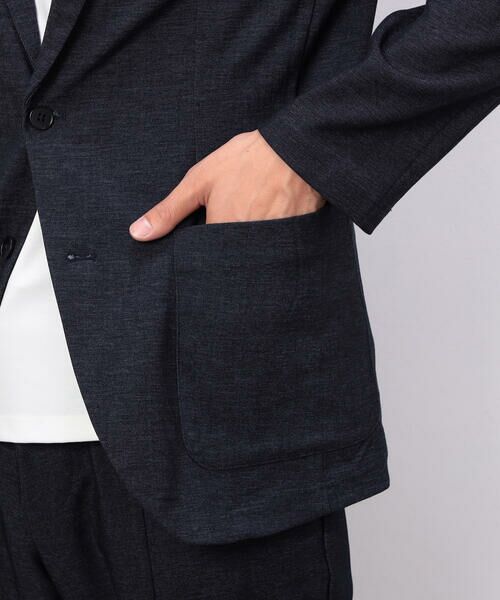 COMME CA ISM / コムサイズム テーラードジャケット | 【セットアップ対応】デニムライクストレッチ テーラードジャケット | 詳細21