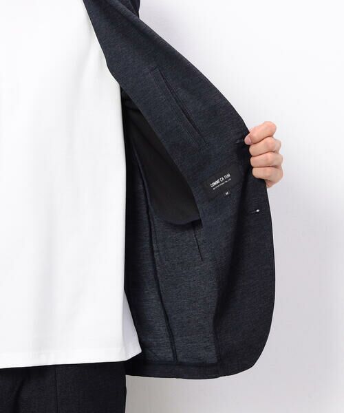 COMME CA ISM / コムサイズム テーラードジャケット | 【セットアップ対応】デニムライクストレッチ テーラードジャケット | 詳細23