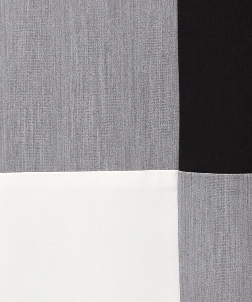 COMME CA ISM / コムサイズム シャツ・ブラウス | ウールライク バンドカラーブロッキング 長袖シャツ | 詳細13