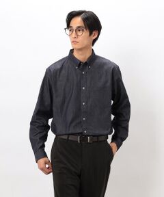 COMME CA ISM / コムサイズム シャツ・ブラウス | 播州織 デニムライク シャンブレーツイルシャツ