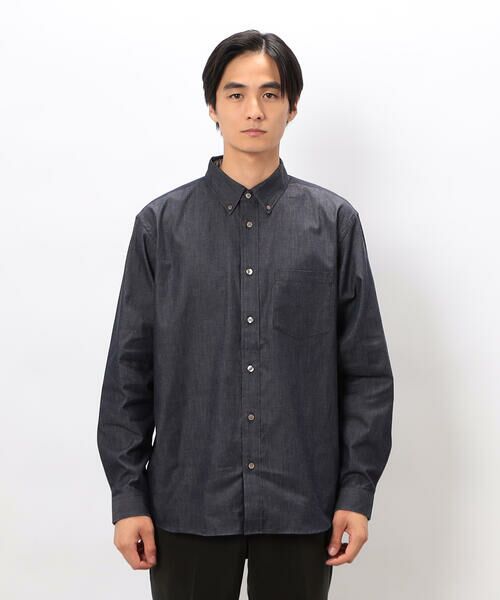 COMME CA ISM / コムサイズム シャツ・ブラウス | 播州織 デニムライク シャンブレーツイルシャツ | 詳細11