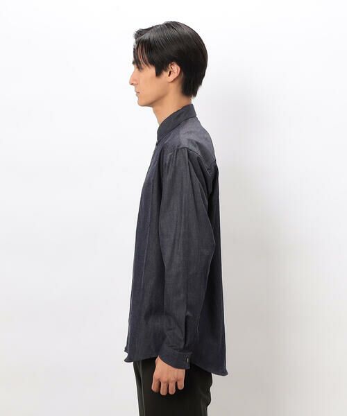 COMME CA ISM / コムサイズム シャツ・ブラウス | 播州織 デニムライク シャンブレーツイルシャツ | 詳細12