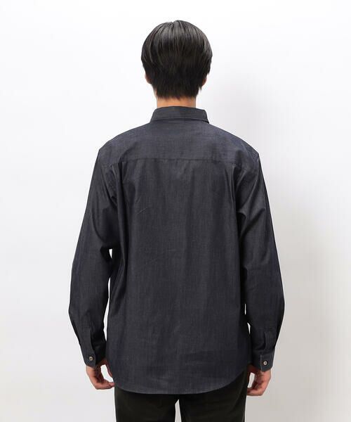 COMME CA ISM / コムサイズム シャツ・ブラウス | 播州織 デニムライク シャンブレーツイルシャツ | 詳細13