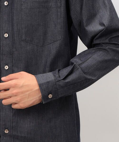 COMME CA ISM / コムサイズム シャツ・ブラウス | 播州織 デニムライク シャンブレーツイルシャツ | 詳細16
