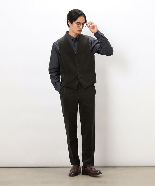 COMME CA ISM / コムサイズム シャツ・ブラウス | 播州織 デニムライク シャンブレーツイルシャツ | 詳細7