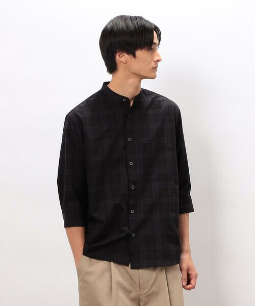 COMME CA ISM / コムサイズム シャツ・ブラウス | ＣＯＯＬ ＤＯＴＳ ブラックウォッチ プリントシャツ | 詳細3