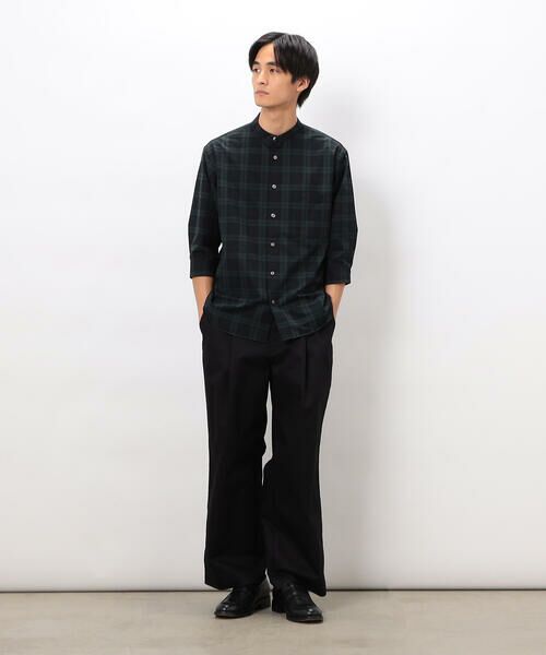 COMME CA ISM / コムサイズム シャツ・ブラウス | ＣＯＯＬ ＤＯＴＳ ブラックウォッチ プリントシャツ | 詳細5