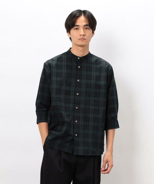 COMME CA ISM / コムサイズム シャツ・ブラウス | ＣＯＯＬ ＤＯＴＳ ブラックウォッチ プリントシャツ | 詳細8