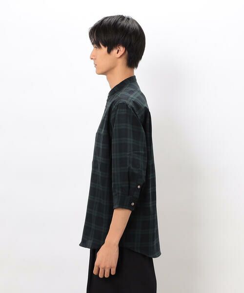 COMME CA ISM / コムサイズム シャツ・ブラウス | ＣＯＯＬ ＤＯＴＳ ブラックウォッチ プリントシャツ | 詳細10