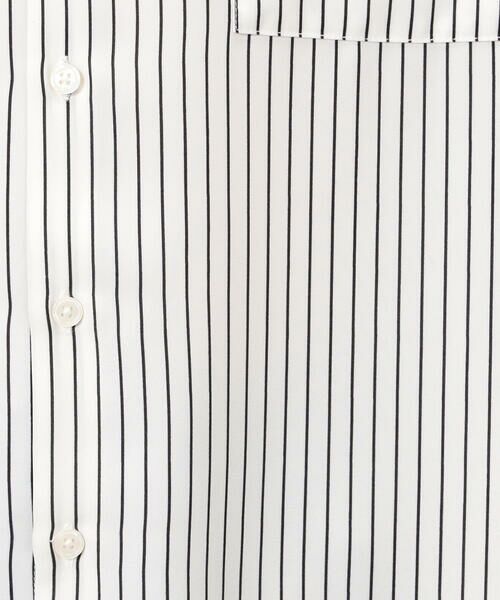 COMME CA ISM / コムサイズム シャツ・ブラウス | ストライププリント ショートポイントカラー 半袖シャツ | 詳細4