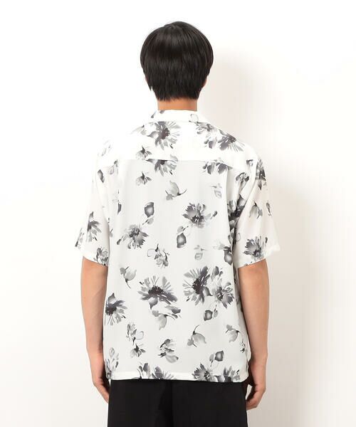 COMME CA ISM / コムサイズム シャツ・ブラウス | フラワープリント オープンカラー 半袖シャツ | 詳細8