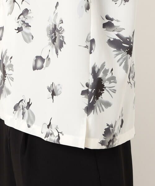 COMME CA ISM / コムサイズム シャツ・ブラウス | フラワープリント オープンカラー 半袖シャツ | 詳細12