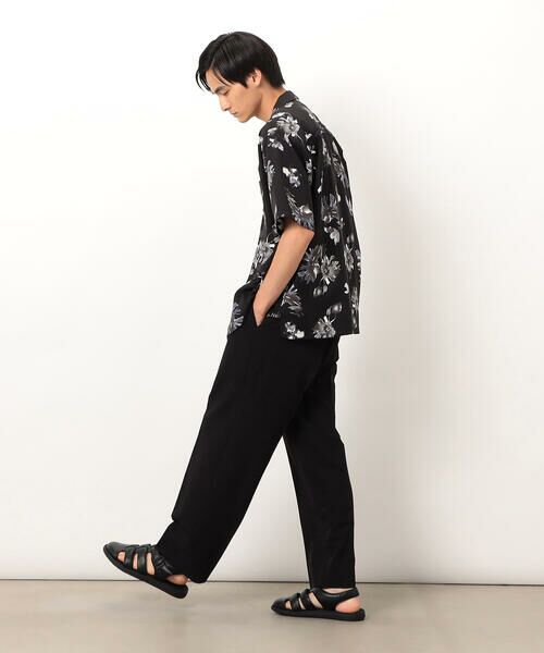 COMME CA ISM / コムサイズム シャツ・ブラウス | フラワープリント オープンカラー 半袖シャツ | 詳細15