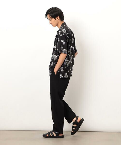 COMME CA ISM / コムサイズム シャツ・ブラウス | フラワープリント オープンカラー 半袖シャツ | 詳細16