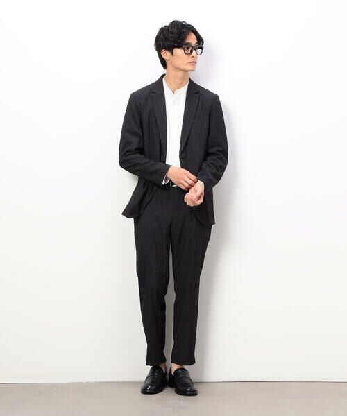 COMME CA ISM / コムサイズム その他パンツ | 【セットアップ対応】デニムライクストレッチ テーパードパンツ | 詳細3