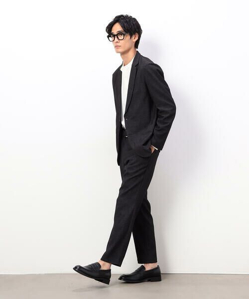 COMME CA ISM / コムサイズム その他パンツ | 【セットアップ対応】デニムライクストレッチ テーパードパンツ | 詳細4