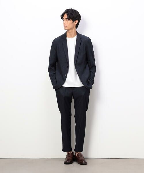 COMME CA ISM / コムサイズム その他パンツ | 【セットアップ対応】デニムライクストレッチ テーパードパンツ | 詳細10