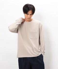 COMME CA ISM / コムサイズム Tシャツ | 膨れジャカード 長袖 Ｔシャツ