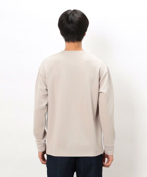 COMME CA ISM / コムサイズム Tシャツ | 膨れジャカード 長袖 Tシャツ | 詳細12